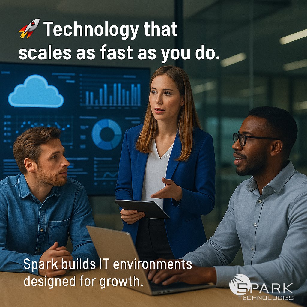 SparkTechLLC_MA's tweet image. 🚀 Technology that scales as fast as you do.
Spark builds IT environments designed for growth.

#techinnovation #scalableit #growthsolutions #futureready #itexcellence #sparktechllc #sparktechnologies