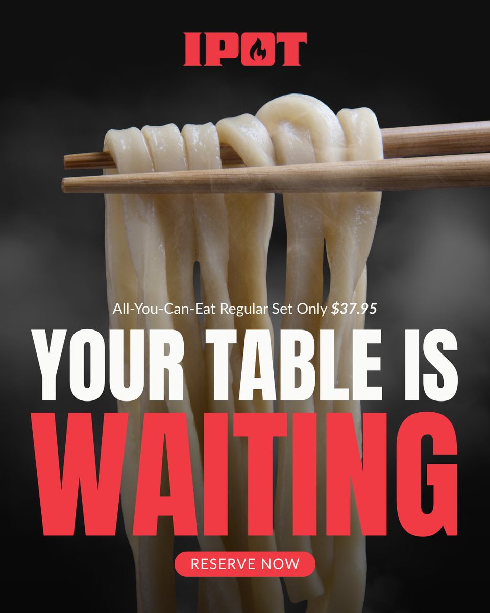 ipotfood's tweet image. Your table is waiting. 🥢

Reserve now on Yelp and get ready for your next hotpot + BBQ night.

yelp.com/reservations/i…

#InteractiveDining  #IPOTRewards  #IPOTFood  #SanFranciscoFoodGuide  #PlacesToEatSF