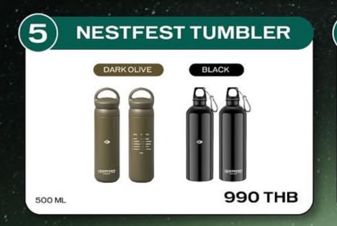 ถ้าบัตรหลุม 2 วัน ได้ สุ่ม 1:15  หรือ ได้ไซน์พลร จะมาแจกแก้ว nestfest  รี+ เฟบ 💚🦦

ขอคนที่สะดวกออกค่าส่งเอง 60฿ 
(เพราะต้องฝากเพื่อนอีกคนส่งน้า)
#YoungjaeAsiaTourinBKK #Fermata_inBKK