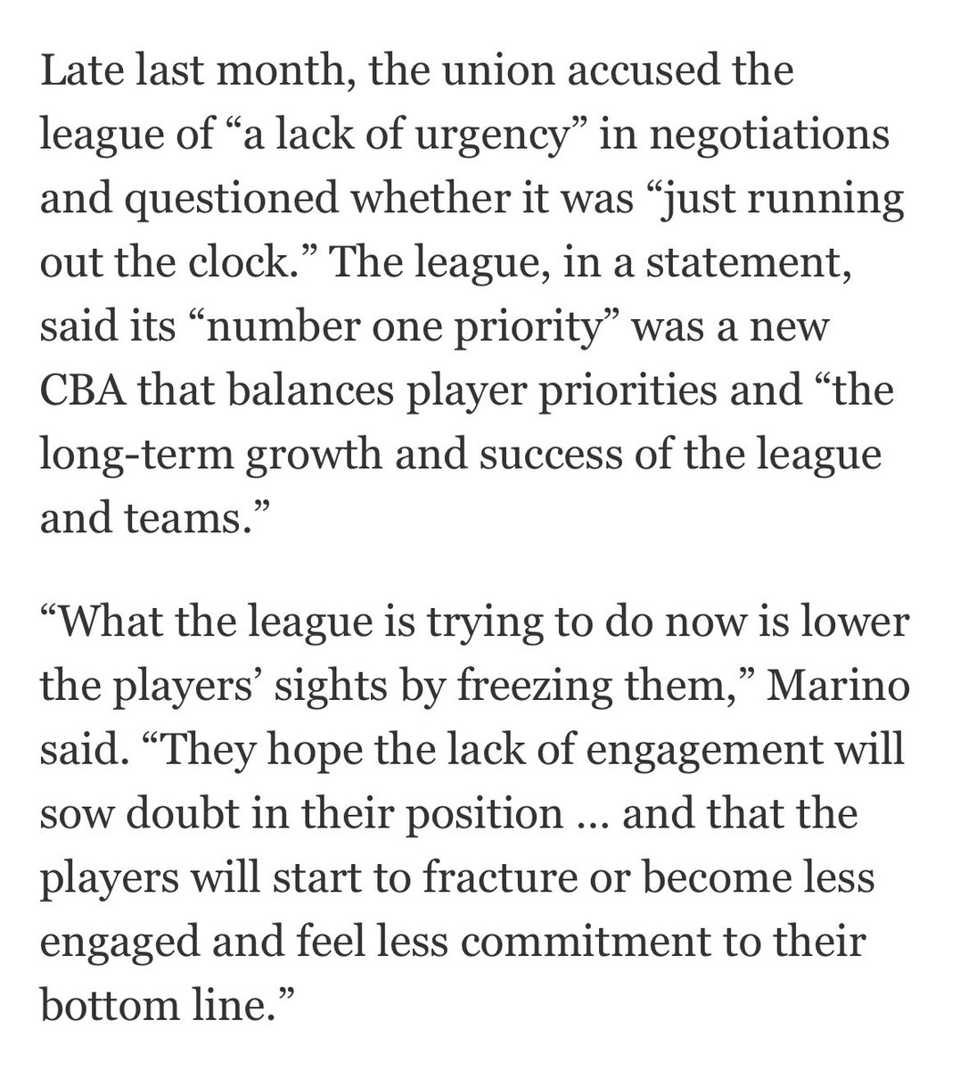 Sam Fortier (@sam4tr) on Twitter photo How much are WNBA players worth? The league’s future lies in the answer.
Players want half of the revenue. The WNBA is preaching “sustainability.” With the current deal set to expire next month, who will blink?
Reporting w <a href="/kareemcopeland/">Kareem Copeland</a>.
Full story⬇️
washingtonpost.com/sports/2025/09… How much are WNBA players worth? The league’s future lies in the answer.
Players want half of the revenue. The WNBA is preaching “sustainability.” With the current deal set to expire next month, who will blink?
Reporting w <a href="/kareemcopeland/">Kareem Copeland</a>.
Full story⬇️
washingtonpost.com/sports/2025/09…