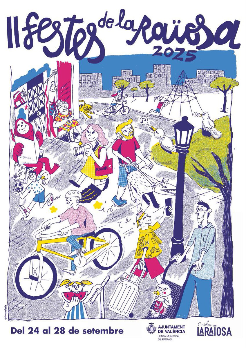 Ja tenim les II festes de La Raïosa!!
En només un parell de setmanes tindrem 10 activitats repartides en 4 dies per gaudir en familia i amb el veïnat.
🥳 Del 24 al 28 de setembre
Apunteu-vos la data i no es perdeu res! En uns dies, el programa complet.
