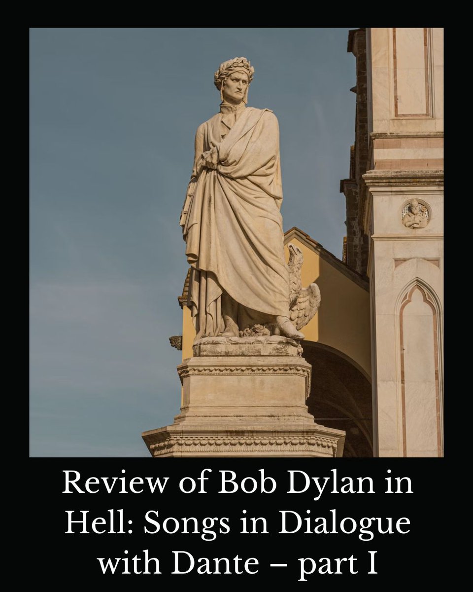 Dante Alighieri died 703 years ago today. Check out Michele Ulisse Lipparini's review of Bob Dylan in Hell: Songs in Dialogue with Dante – part I, link in bio
