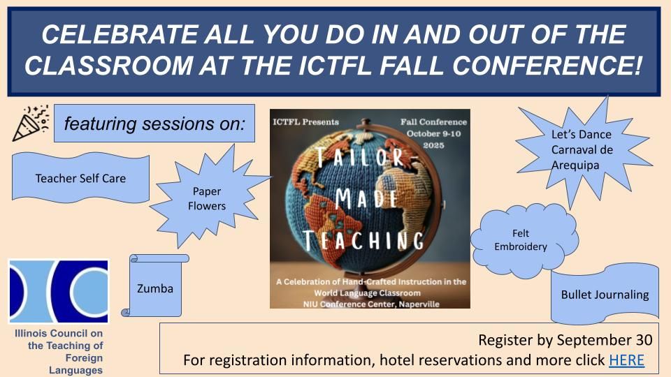 Don't miss joining us at ICTFL 25! Register by September 30! buff.ly/kQkb9yA