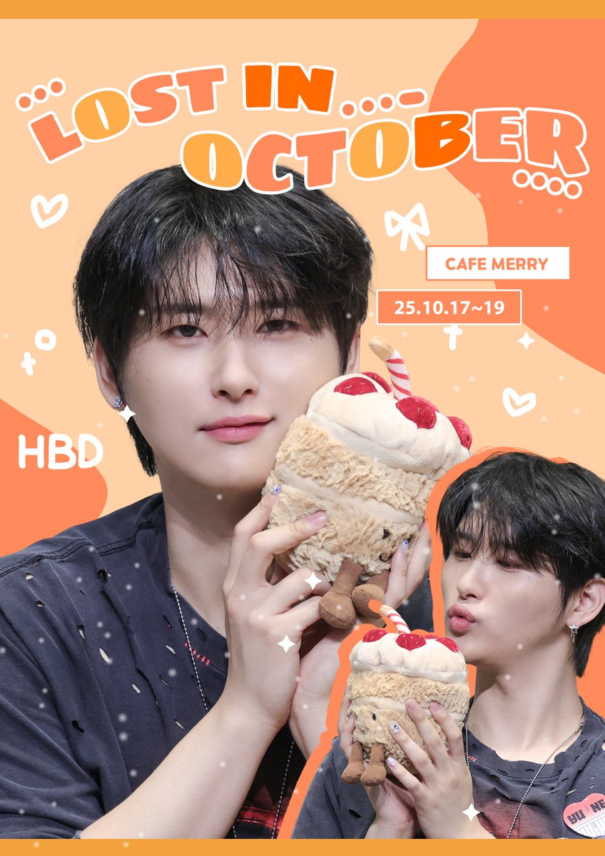 𝟸𝟶𝟸𝟻 𝚆𝙾𝙾𝙱𝙸𝙽 𝙱𝙸𝚁𝚃𝙷𝙳𝙰𝚈 𝙲𝙰𝙵𝙴

┍━━━━━━━━»•» 🖤 «•«━┑
      행복을 찾아 헤매다
      너라는 미로에 빠져 길을 잃어
      𝙇𝙊𝙎𝙏 𝙄𝙉 𝙊𝘾𝙏𝙊𝘽𝙀𝙍.
┕━»•» 🐾 «•«━━━━━━━━┙

📍Cafe Merry <a href="/merrycafe/">카페 메리 (홍대생카/생일카페/카페대관/포토부스/사진전시)</a>
🗓 25.10.17~10.19
#우빈 #WOOBIN #ウビン