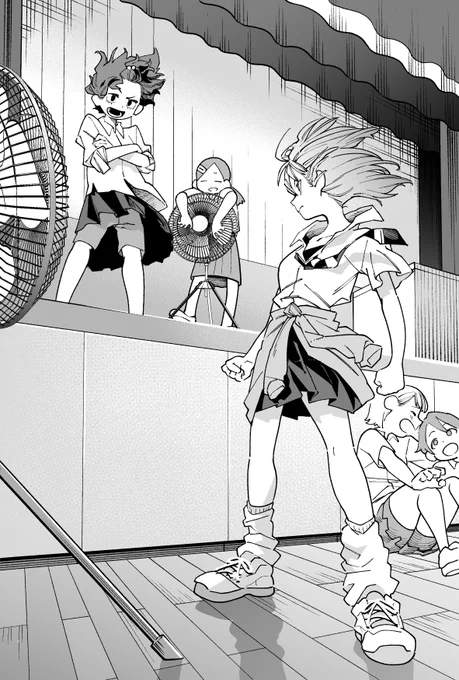 #3連休はフォロワーが増えるらしい 

昼休みに名シーンを再現する 女子高生たち 