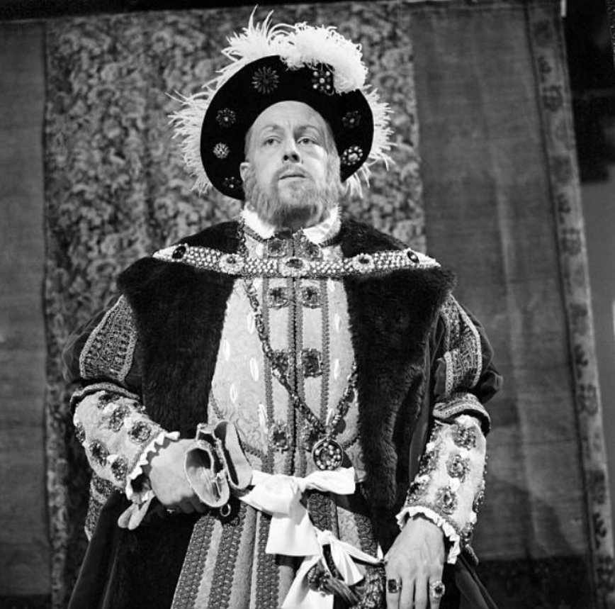 BluePeterHub's tweet image. John Noakes as King Henry VIII, 1969