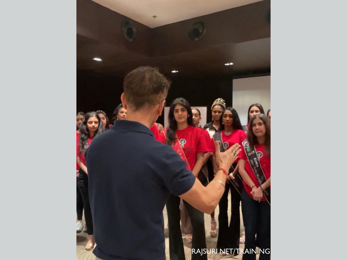 rajsuritraining's tweet photo. Indian Women from around the world pose w/ @RajSuri at a recent workshop on “Personal Branding for Women” in Mumbai.“Always a pleasure to talk to Indian women who have so much to offer - culturally, professionally to make a difference within and to others in life
- Raj Suri https://t.co/TVA10Ni7ns