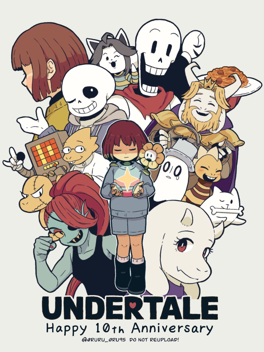 10 years of determination.
#undertale10thAnniversary
#undertale10周年