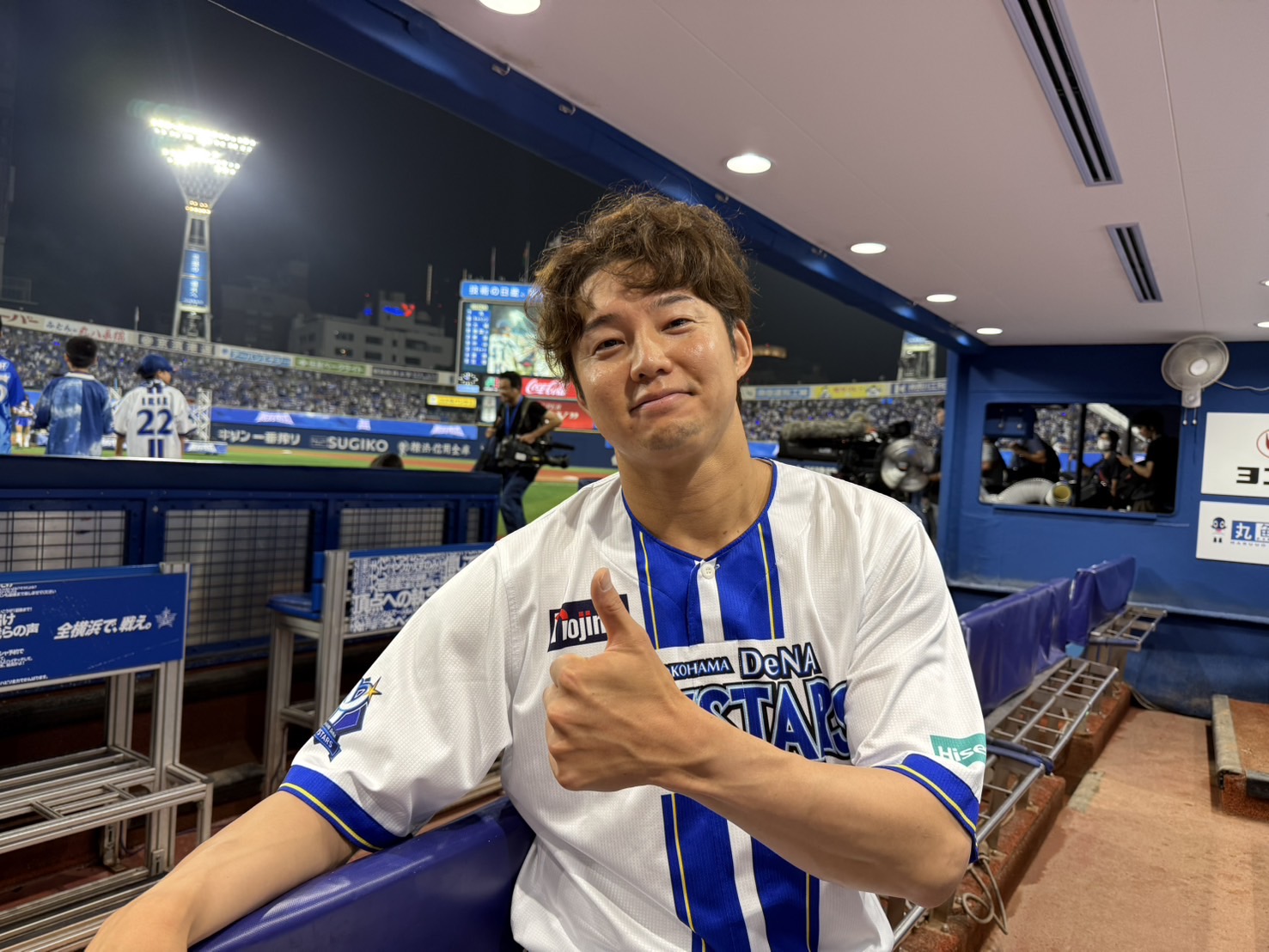 森原康平選手　ファンクラブナイト 手形 DeNA】右肩不安抱える森原康平が気迫の15球「最後は気持ち