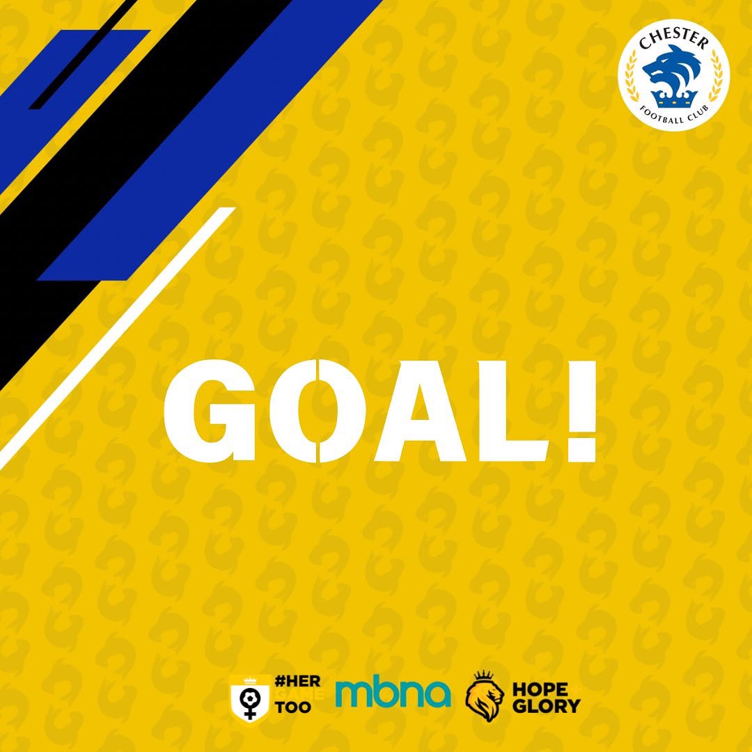 𝟭𝟵 | 𝗚𝗚𝗚𝗚𝗢𝗢𝗢𝗢𝗔𝗔𝗔𝗔𝗟𝗟𝗟𝗟!!!

Libby Summers gets on the end of a fantastic Blues corner, and she taps home from close range to put us on level terms. Game on!!

🟢 1-1 🔵

#NANCHS | #ChesterFC 🔵⚪️