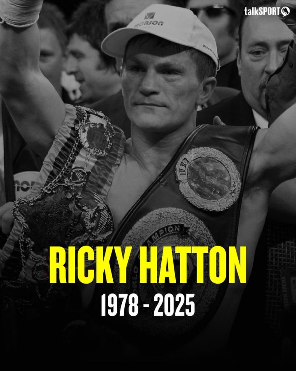 RIP <a href="/HitmanHatton/">Ricky Hatton MBE</a> . An amazing boxer, athlete and sportsman.  🇬🇧🇬🇧