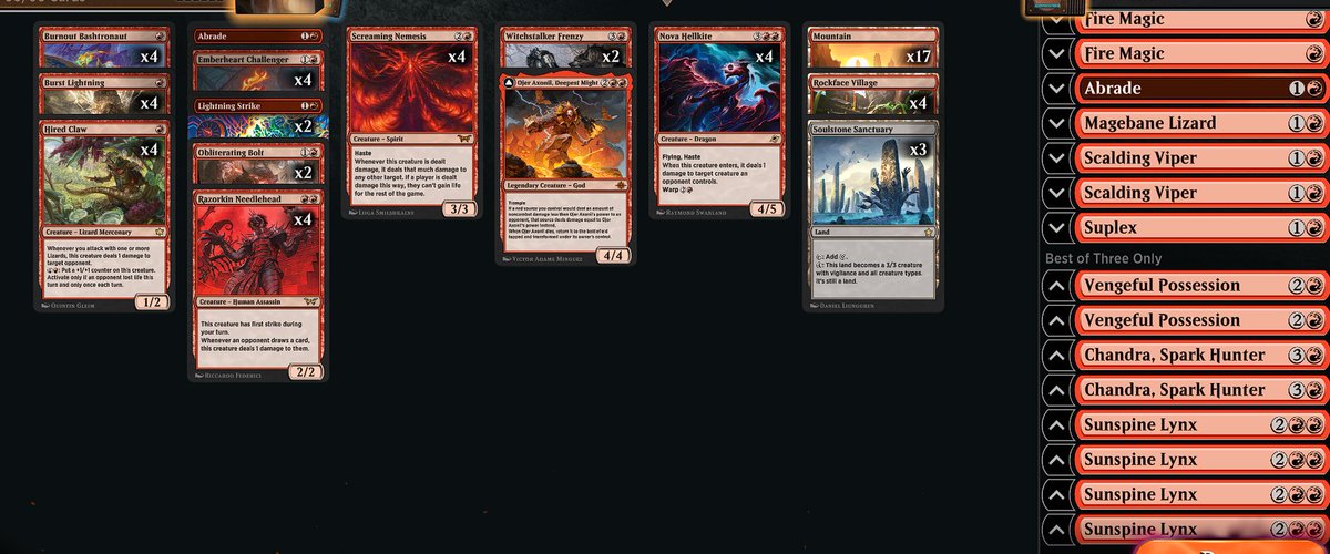 SanPop_mtgo's tweet image. 🥇Won Standard RCQ with random mono red list and qualified for my loved &quot;Black City&quot; (AUGUSTA TAURINORUM).
I&apos;d forgotten half a deck at home, but luckily a friend had all the cards I needed to borrow (blessed). 
Rome Province, Turin Capital