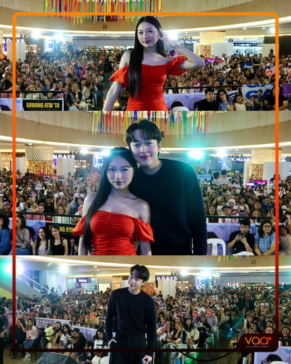 VivaArtists_'s tweet image. LOOK: Another unforgettable and special mall show with #RabGel on the Fisher Mall stage for the Viva Beauty x Viva One Mall Show! ❤️

Stream #SeducingDrakePalma at Viva One &amp;amp; TV5! 

Also catch their first movie pairing coming exclusively in cinemas 🙌🏻🎬 

#SDP #RabinAngeles…