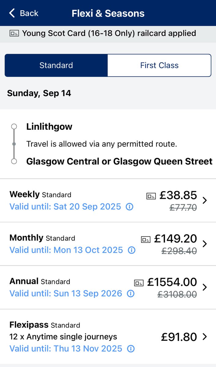 Why are railcard discounts not applied to flexipass tickets? ⁦<a href="/ScotRail/">ScotRail</a>⁩