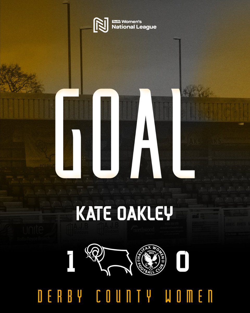 GOAL!!

Kate Oakley slots in at the back post following a free kick for the Ewes!

We're one up!

⚪️1-0 🔵 ['28]