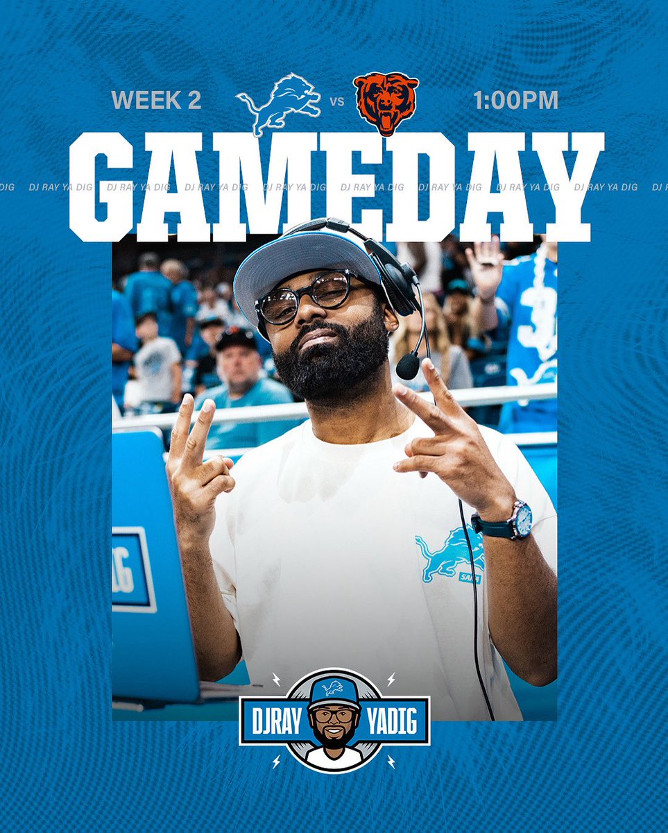 Wake up Detroit, It’s Gameday! Excited to see everyone at the Home Opener! <a href="/Lions/">Detroit Lions</a>  #OnePride
