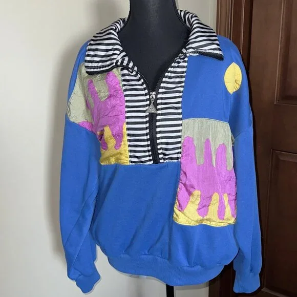 RusticTrove's tweet image. 80s 90s Casual Isle Colorblock Pull over Sweatshirt Jacket 3/4 Zip fleece and Nylon #90sfashion #90sstyle #90svibes #vintagestyle #nostalgia #1980s #1990s poshmark.com/listing/80s-Ca…