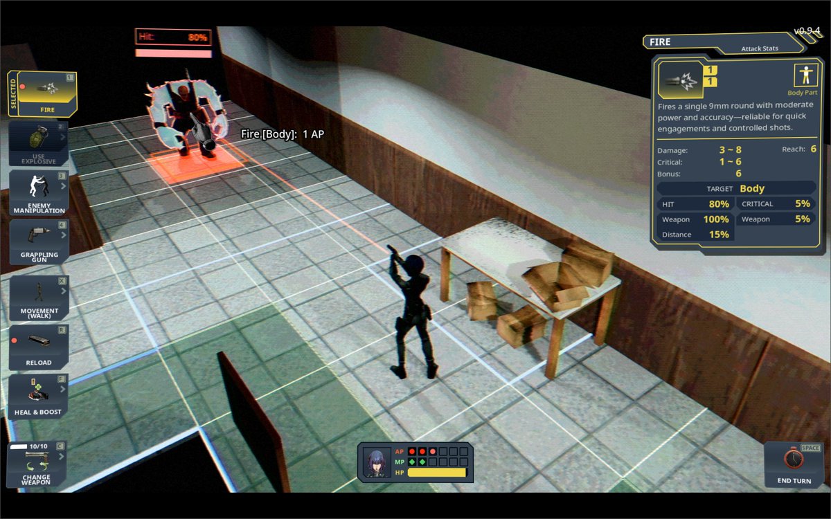 ちょっと惹かれるものがあったのでデモ崩し。
『Vultures - Scavengers of Death』
ベースはオールドスクール的なサバイバルホラーで、常にグリッド移動のタクティカル形式。
XCOM風とも言えるが、操作は1人のため探索とリソース管理、隠密性の比重が大きく、好みの要素しかないので期待したい。