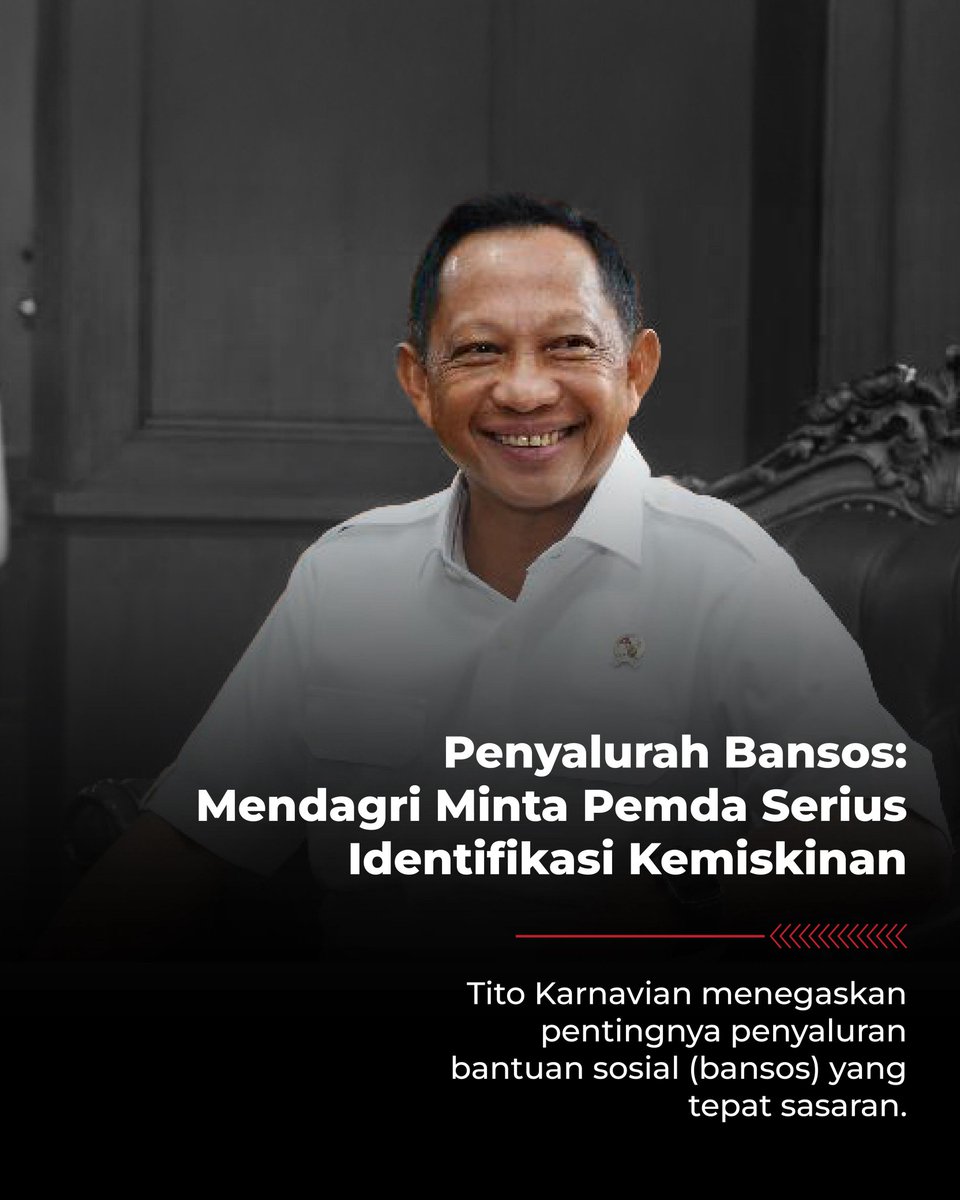 Bansos itu bukan sekadar dibagikan, tapi harus tepat sasaran. Mendagri Tito menegaskan, ini kunci menekan angka kemiskinan ekstrem di daerah.
#kemendagri #yukgasss #Bansos