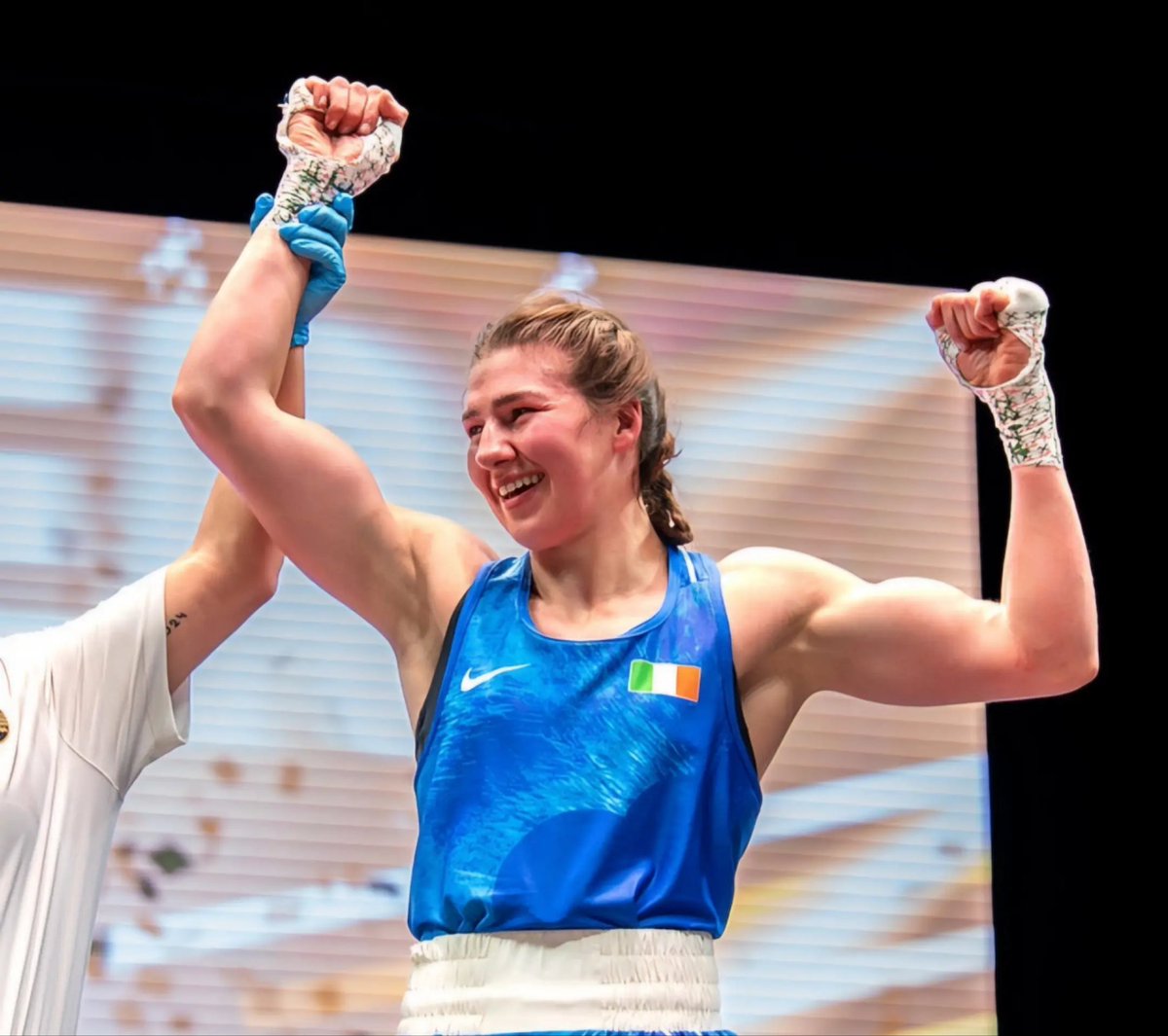 RoscommonPeople's tweet image. Aoife O’Rourke has won World Boxing Championship gold 👏✨️

Ever dominant, Aoife was the unanimous decision winner over Turkey’s Busra Isildar

Aoife, from Castlerea, is a double Olympian and four time continental champion. This is her second World medal this year – she claimed…