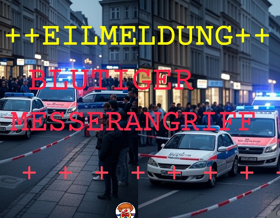 +++Eilmeldung+++
Achtung Achtung ! !  Es geht wieder los ! ! 
🟨🟨🟨🟨🟨🟨🟨🟨🟨🟨🟨🟨🟨🟨🟨
#Heide in Schleswig-Holstein
EinMann sticht einem 33-Jährigen mit einem Messer ins Gesicht. Der Mann wird lebensgefährlich verletzt
🟨🟨🟨🟨🟨🟨🟨🟨🟨🟨🟨🟨🟨🟨🟨
#NRWwahl #Messerangriff