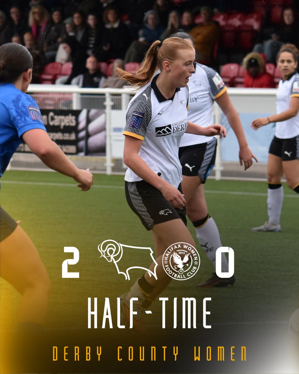 Half-time at the Don Amott.

A strong performance from the Ewes, in all areas of the pitch, see them going in for the break with a comfortable two goal lead.

More of the same in the second 45 please.

🐑