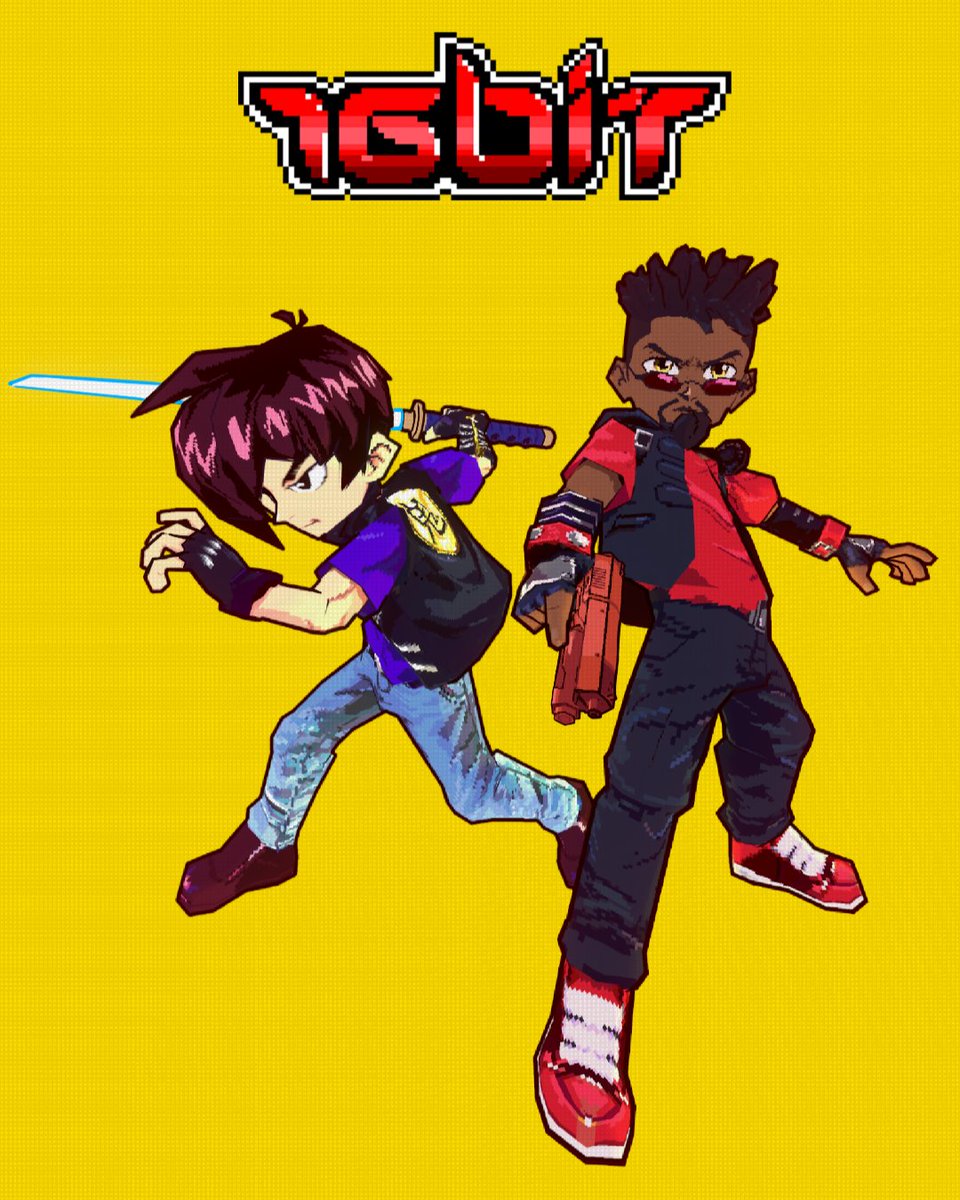 tv16bit's tweet image. Set your stance, and stand firm!
Kreig and Senahue! BATTLE READY! FIGHT!

#sundaypose #jetsetradio #tv16bit #lowpoly #dreamcast #psx #grindfiction