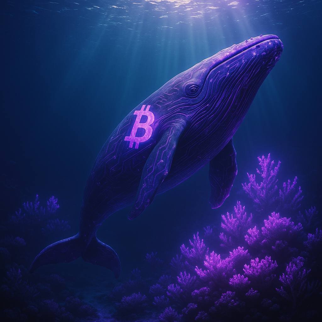 In the deep, the true power of Purple Bitcoin swims with the whales. 🐋