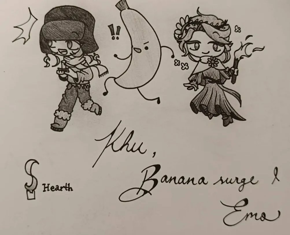 khuuxu's tweet image. We got some amazing fanart of The Hearth from Lucky olive.xml on discord!! ❤️🕯 
This is amazing, thank you so much 😭
#statesmp #thehearth