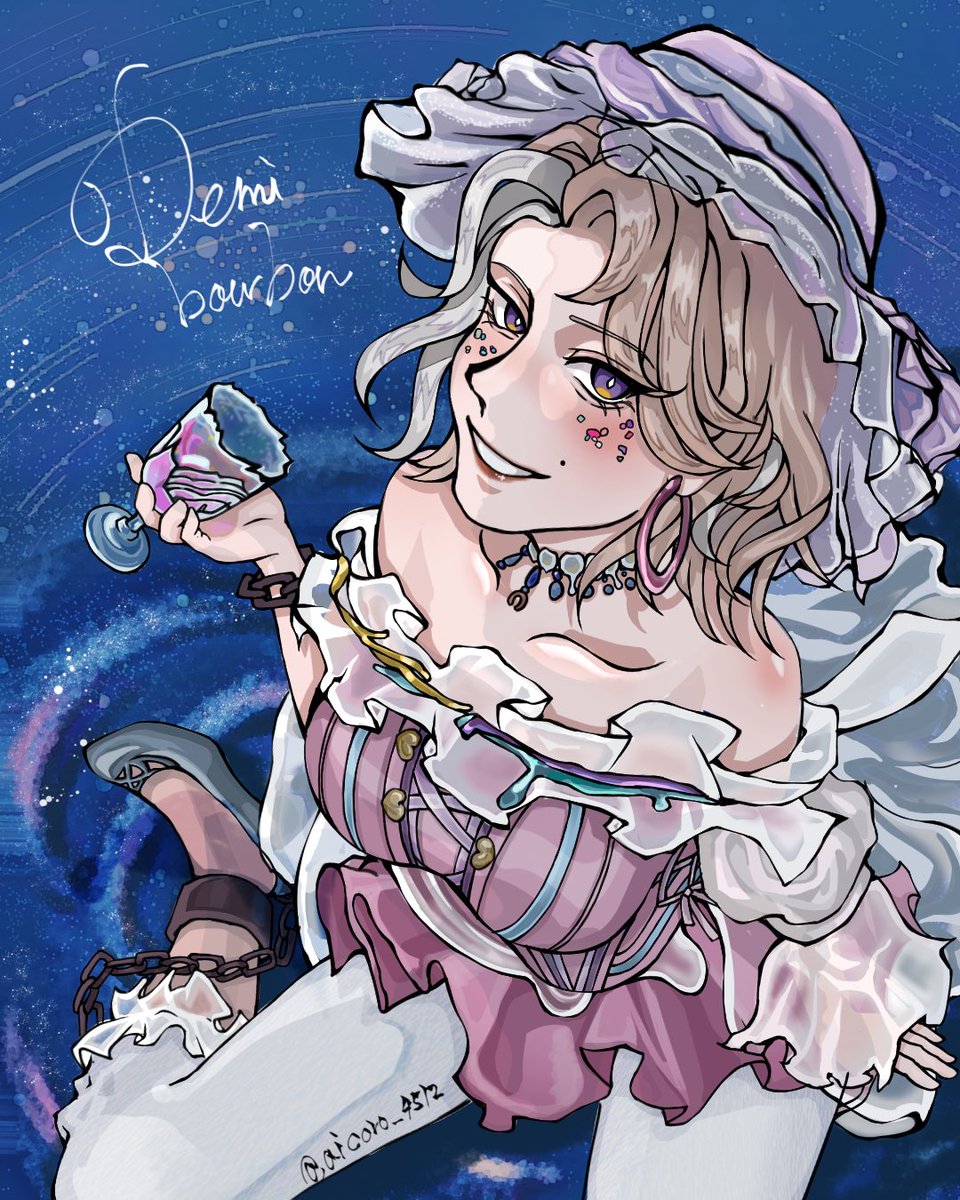 aicoro_4512's tweet photo. フラジャイルほんまにかわいい
#identityvfanart #digitalart #第五人格イラスト　#demibourbon #idvdemi #barmaid #バーメイド　#デミバーボン https://t.co/C40SoxbNnI