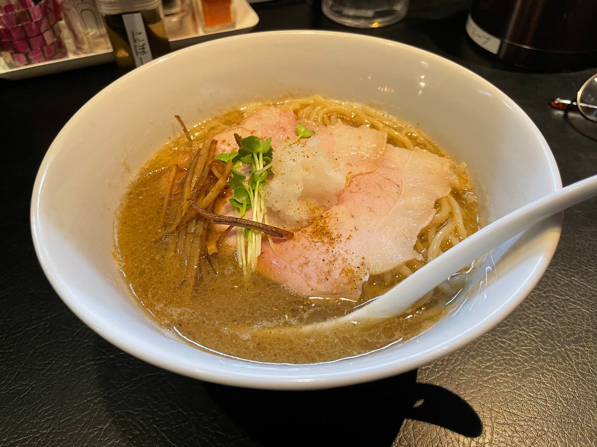 限定の秋刀魚ラーメン
鬼にM134ミニガン（旨味が秒間6000発）