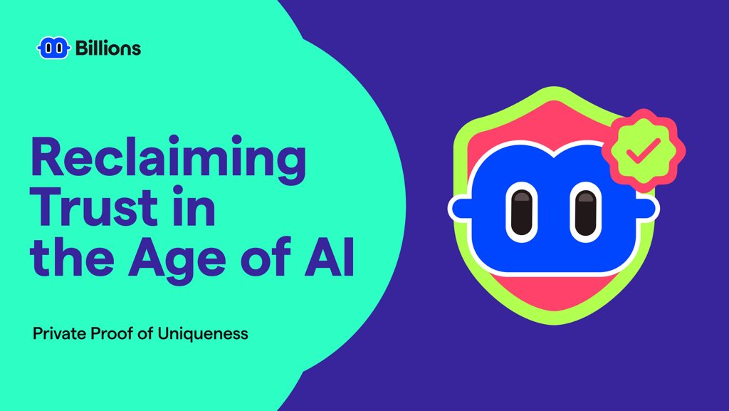 GM CT 🌞

Traditional KYC can be a major mood killer for onboarding experiences

But <a href="/billions_ntwk/">Billions</a> is shifting the narrative with Progressive Identity Verification. 

Here's how:

1. Start off chill: connect socials and prove you're human

2. Ramp up only when necessary: add