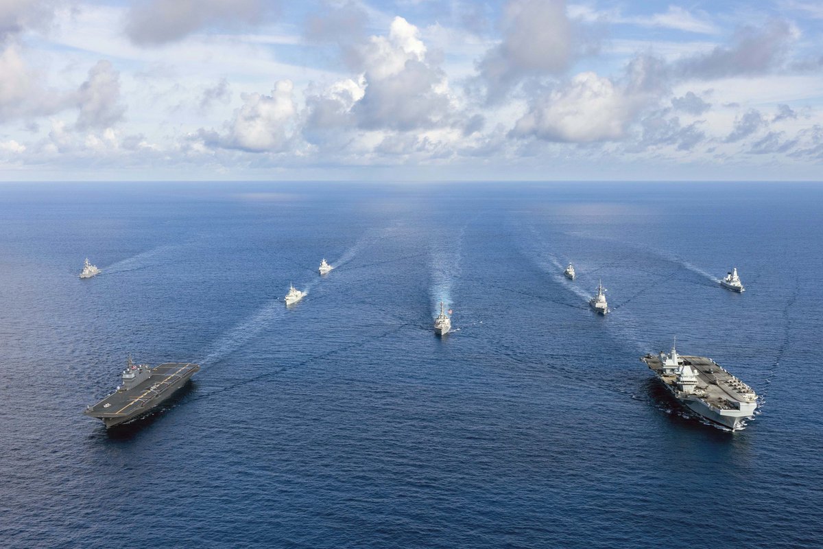 UK Carrier Strike Group tweet media