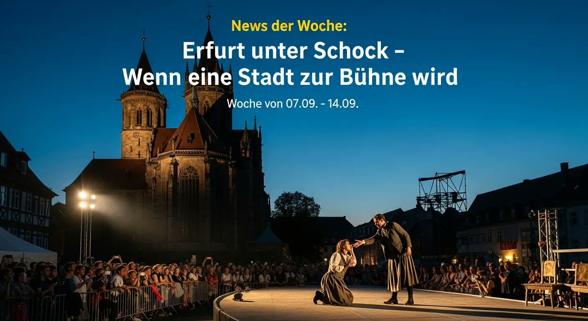 Neu auf erfurt.rocks: News der Woche: Erfurt unter Schock - Wenn eine Stadt zur Bühne wird | Woche von 07.09. - 14.09. #erfurt erfurt.rocks/news-der-woche…