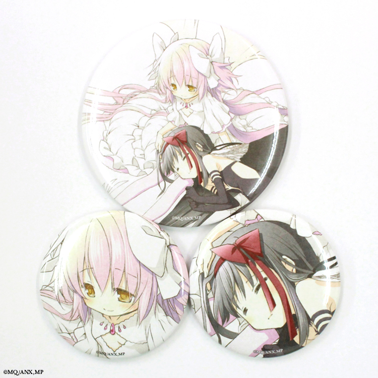 魔法少女まどか⭐︎マギカ シャフトテン まどか 浴衣缶バッジ 魔法少女