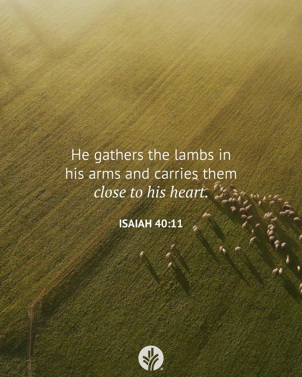 Connect with God through today’s devotional! 
odbm.org/en/devotionals…

📖 Read: Isaiah 40:10-11, 29-31

🙏 Receive: "Heavenly Father, I’m so grateful that You hold me close to Your heart."

❓Respond:  How has God’s protective and loving care strengthened you?