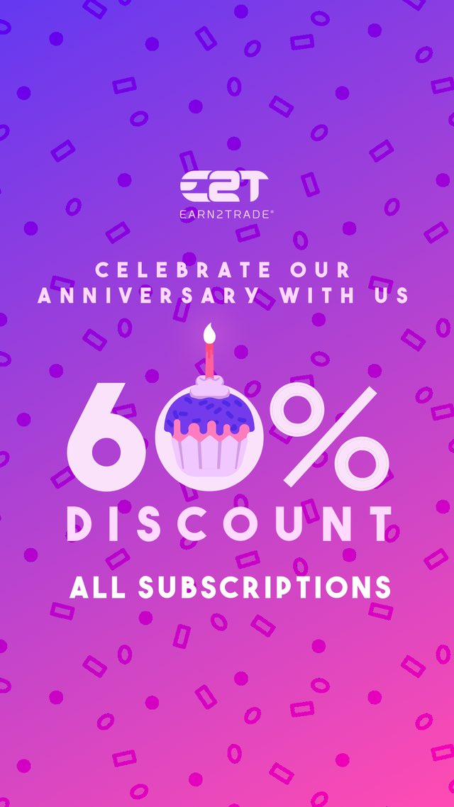 TopPropOffers's tweet photo. ๐ Celebrate 9 years of @Earn2Trade with a huge 60% OFF all subscriptions for 2 months!
ย ย ย ย โขย ย ย ย Massive discounts on resets:
๐ TCP25: $55
๐ TCP50: $65
๐ GAU50: $60
๐
Valid: Sept 15โ30
๐๏ธ Use code: TOPPROP
#propfirm #earn2trade #fundedtrader #tradingdeal #TOPPROP #trading #TopPropOffers