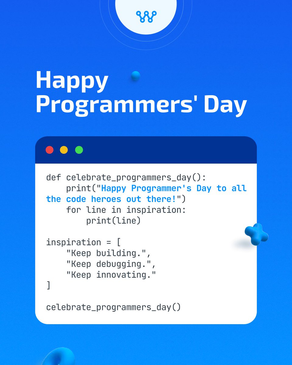 ✨ Happy Programmer's Day! ✨
To the wizards behind the screen, turning coffee into code.

Today we celebrate YOU – the dreamers, the problem-solvers, the digital architects. Thank you for making the world run a little smoother through your brilliant code.

Cheers to the code
