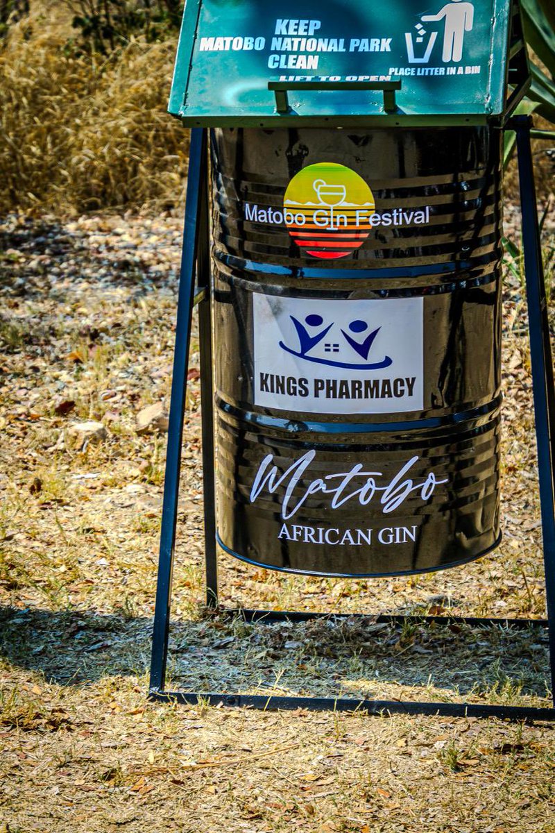 After our Clean Up of the National Park few weeks ago , we donated three trash bins to the National Park. As you enter the Park and you spot one of these, remember to keep the National Park Clean. #MatoboGinFest2025