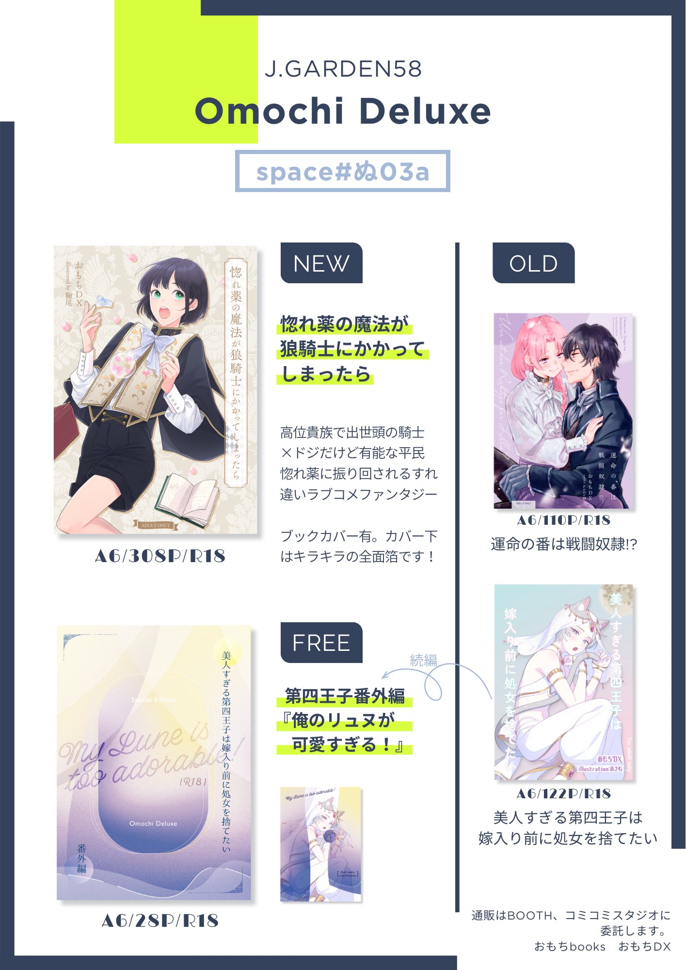おもちDX🍇J庭58 ▶︎ぬ03a (@Omochi_deluxeBL) / X