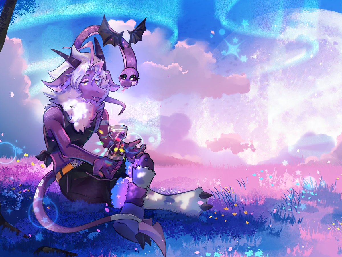 Fanart for <a href="/Nepptenio/">Nepptenio</a> ! I hope you will like it ! ⏳✨