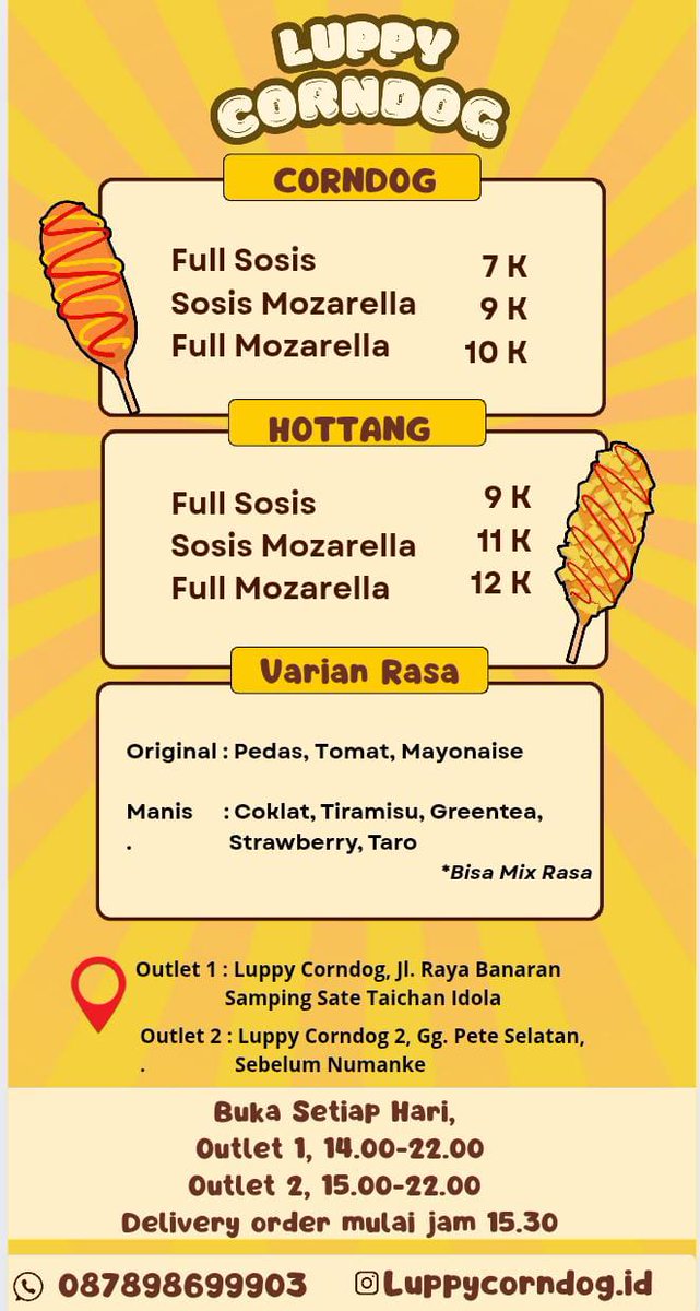 angkutinn's tweet photo. Luppycorndog ready deliv order https://t.co/5HTmcD3nF3 🔥🔥 https://t.co/pn54cSdA2E