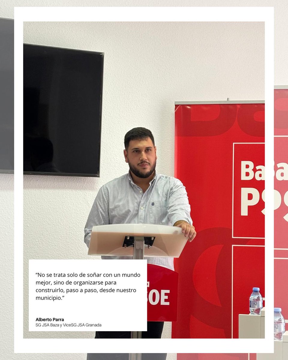 Ayer renovamos JSA Baza 🌹
Con memoria, compromiso y futuro:

1. vivienda digna
2.educación pública
3. igualdad e integración
4. empleo digno

La juventud bastetana tiene mucho que decir, y lo vamos a demostrar.
