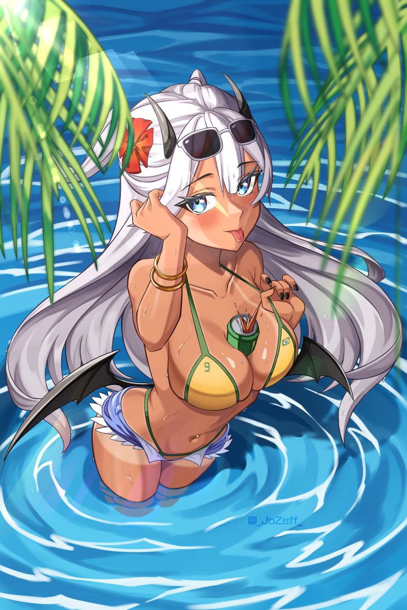 #夏が終わりそうだし今年描いた水着絵を貼ろう