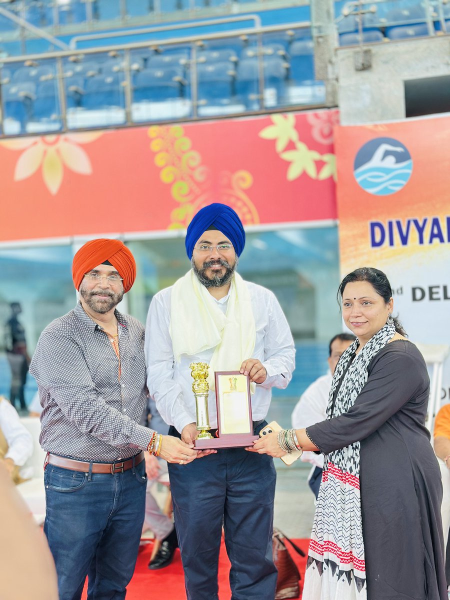 INDERPR39030895's tweet photo. Honoured to be the Guest of Honour at the 3rd Delhi State Para Swimming Championship 2025, organised by the Divyang Para Sports Association of Delhi.

@highlight https://t.co/2wgZUWmowA