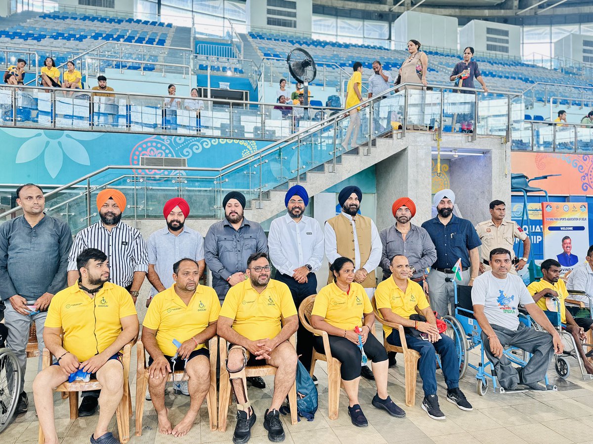 INDERPR39030895's tweet photo. Honoured to be the Guest of Honour at the 3rd Delhi State Para Swimming Championship 2025, organised by the Divyang Para Sports Association of Delhi.

@highlight https://t.co/2wgZUWmowA