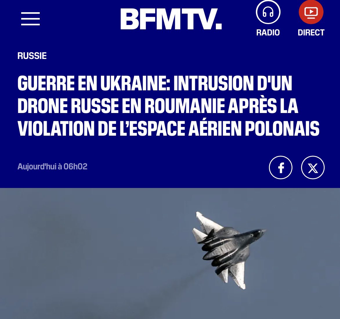 f_philippot's tweet image. Et maintenant la Roumanie ! Mais bien sûr ! 🤦🏻‍♂️

Après la Pologne, la Roumanie dénonce l’incursion de soi-disant « drones russes » sur son territoire !
(cf : bfmtv.com/international/…)

➡️ Je ne crois pas un mot qui sort de la bouche de ce gouvernement roumain, imposé grâce à un…