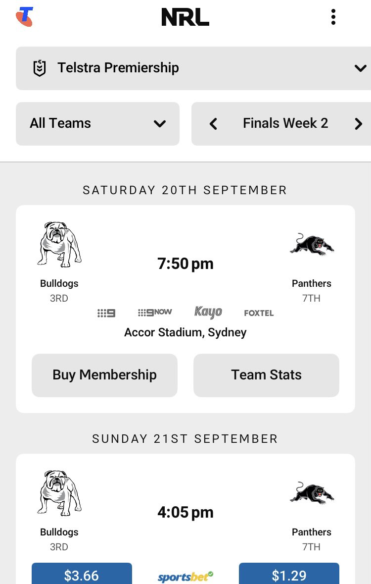 Good to see <a href="/NRL/">NRL</a> has the best people on the job tonight. 45 minutes and it’s still the same. #NRL