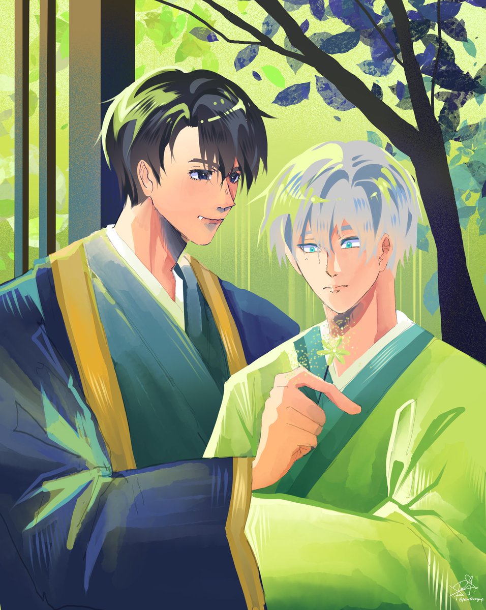 ไปร่วมวงล้อสีมาค่ะ 🙌🏻 วาดในธีมหมอยา ทำงานสีเขียวสนุกมากก ฝากตัวด้วยนะคะ !

#ivantill x The Apothecary Diaries 🐈‍⬛🎋