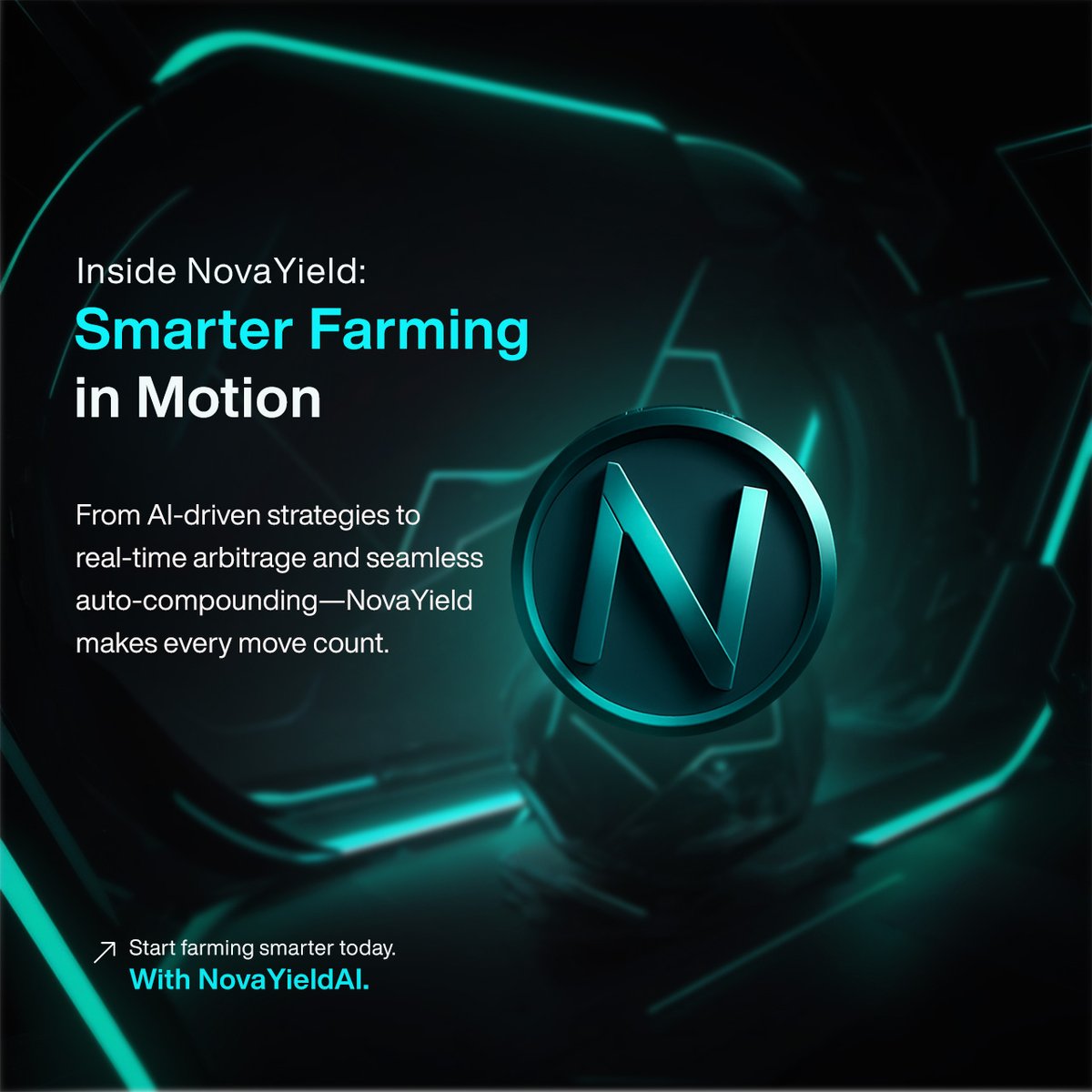 novayieldai's tweet image. How does NovaYield operate? AI-driven farming, real-time arbitrage, seamless auto-compounding across chains. Here’s a step-by-step. 

#DeFiExplained #YieldFarming